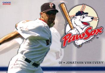 2008 Choice Pawtucket Red Sox #24 Jonathan Van Every Front