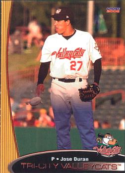 2008 Choice Tri-City ValleyCats #7 Jose Duran Front