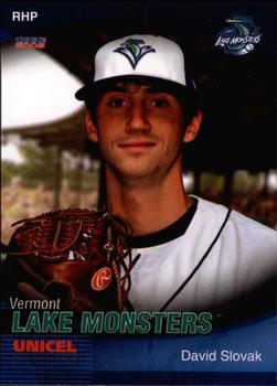 2008 Choice Vermont Lake Monsters #24 David Slovak Front