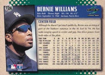 1995 Score - Platinum Team Sets #124 Bernie Williams Back