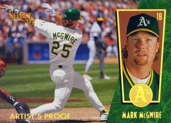 1995 Select - Artist's Proofs #14 Mark McGwire Front