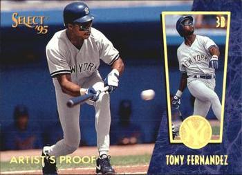 1995 Select - Artist's Proofs #188 Tony Fernandez Front