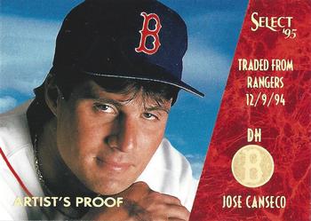 1995 Select - Artist's Proofs #231 Jose Canseco Front