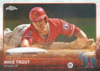 2015 Topps Chrome #51 Mike Trout Front