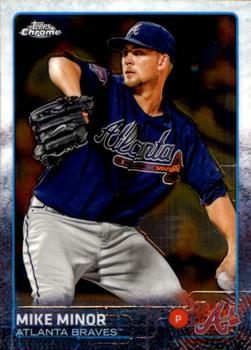 2015 Topps Chrome #197 Mike Minor Front