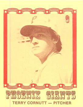 1976 Caruso Phoenix Giants #9 Terry Cornutt Front
