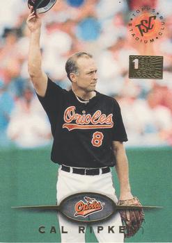 1995 Topps - Stadium Club First Day Issue #1 Cal Ripken Front