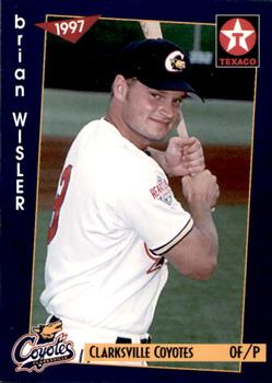 1997 Grandstand Clarksville Coyotes #NNO Brian Wisler Front