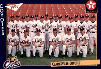 1997 Grandstand Clarksville Coyotes #NNO 1997 Team Photo Front