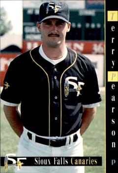 1997 Grandstand Sioux Falls Canaries #NNO Terry Pearson Front