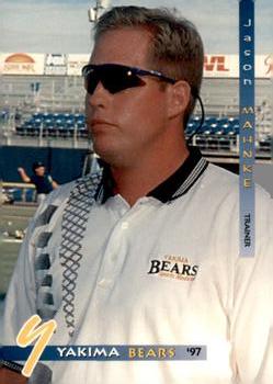 1997 Grandstand Yakima Bears #36 Jason Mahnke Front