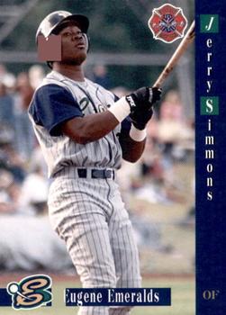 1998 Grandstand Eugene Emeralds #NNO Jerry Simmons Front