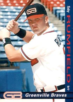 1998 Grandstand Greenville Braves #NNO Toby Rumfield Front