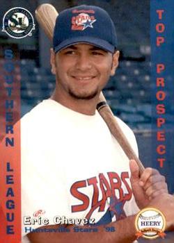 1998 Grandstand Southern League Top Prospects #8 Eric Chavez Front