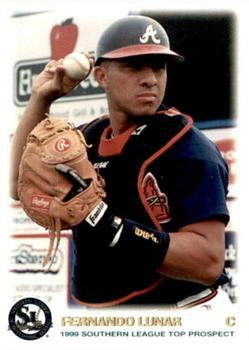 1999 Grandstand Southern League Top Prospects #NNO Fernando Lunar Front