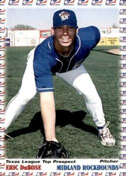 1999 Grandstand Texas League Top Prospects #NNO Eric DuBose Front