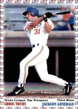 1999 Grandstand Texas League Top Prospects #NNO Chris Truby Front