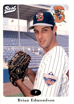 1996 Best Binghamton Mets #6 Brian Edmondson Front