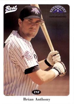 1996 Best Portland Rockies #5 Brian Anthony Front