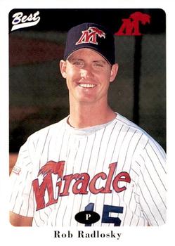 1996 Best Fort Myers Miracle #7 Rob Radlosky Front