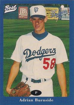 1996 Best Great Falls Dodgers #6 Adrian Burnside Front