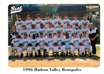 1996 Best Hudson Valley Renegades #30 Hudson Valley Renegades Front