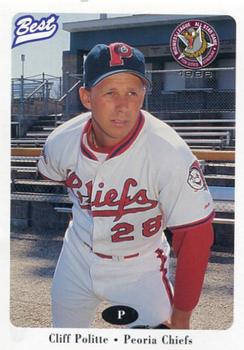 1996 Best Midwest League All-Stars #21 Cliff Politte Front