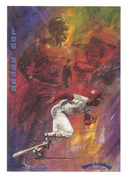 1993 Ted Williams - Gene Locklear Collection #LC2 Lou Brock Front