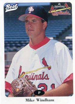 1996 Best St. Petersburg Cardinals #30 Mike Windham Front