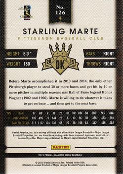 2015 Panini Diamond Kings #126 Starling Marte Back