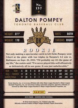 2015 Panini Diamond Kings #157 Dalton Pompey Back