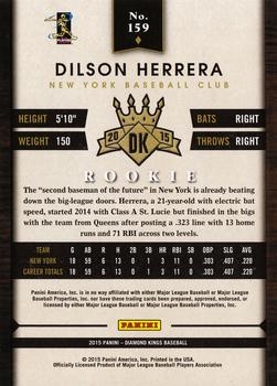 2015 Panini Diamond Kings #159 Dilson Herrera Back