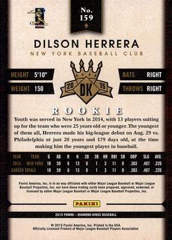 2015 Panini Diamond Kings #159 Dilson Herrera Back