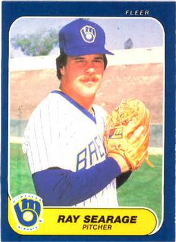 1986 Fleer #502 Ray Searage Front