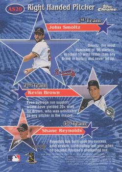1997 Topps Chrome - All-Stars #AS20 John Smoltz Back