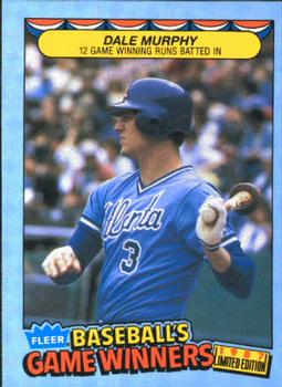 1987 Fleer Baseball's Game Winners #30 Dale Murphy Front