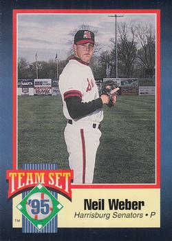 1995 Harrisburg Senators #10 Neil Weber Front