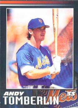1996 Kahn's New York Mets #NNO Andy Tomberlin Front