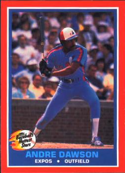 1987 Fleer Baseball's Hottest Stars #13 Andre Dawson Front