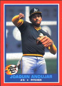 1987 Fleer Baseball's Hottest Stars #1 Joaquin Andujar Front