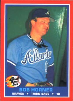 1987 Fleer Baseball's Hottest Stars #23 Bob Horner Front