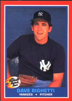 1987 Fleer Baseball's Hottest Stars #31 Dave Righetti Front