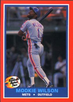 1987 Fleer Baseball's Hottest Stars #43 Mookie Wilson Front