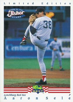 1992 Classic Best Fisher Nuts #8 Aaron Sele Front