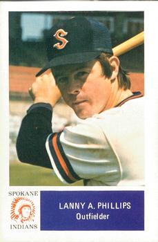 1978 Cramer Spokane Indians #NNO Lanny Phillips Front