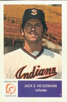 1978 Cramer Spokane Indians #NNO Jack Heidemann Front