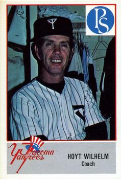 1978 Cramer Tacoma Yankees #100 Hoyt Wilhelm Front