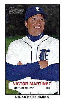2015 Topps Heritage - 1966 Bazooka #66B-VM Victor Martinez Front
