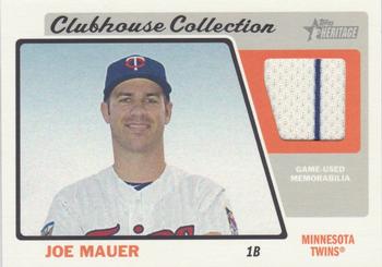 2015 Topps Heritage - Clubhouse Collection Relics #CCR-JMA Joe Mauer Front
