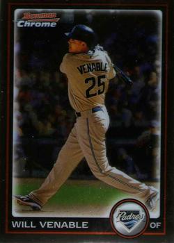 2010 Bowman Chrome #2 Will Venable  Front
